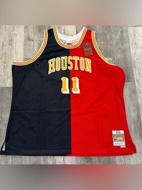 Mitchell & Ness Yao Ming Houston Rockets Split Jersey 2004-05 Swingman Ss 5XL
